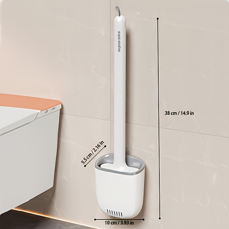 E-shop Joybos Silikon Toilettenbürste 2024 Neue Wandmontierte Toilettenbürste Speziell für Toiletten