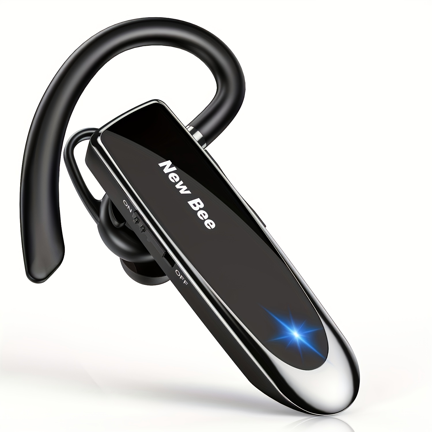 TEMU Single Ear Wireless Earphones, New Bee Wireless Earphones, Telephone Wireless Earphones With Microphone, Dual Ear Wear, Long-distance, Wireless