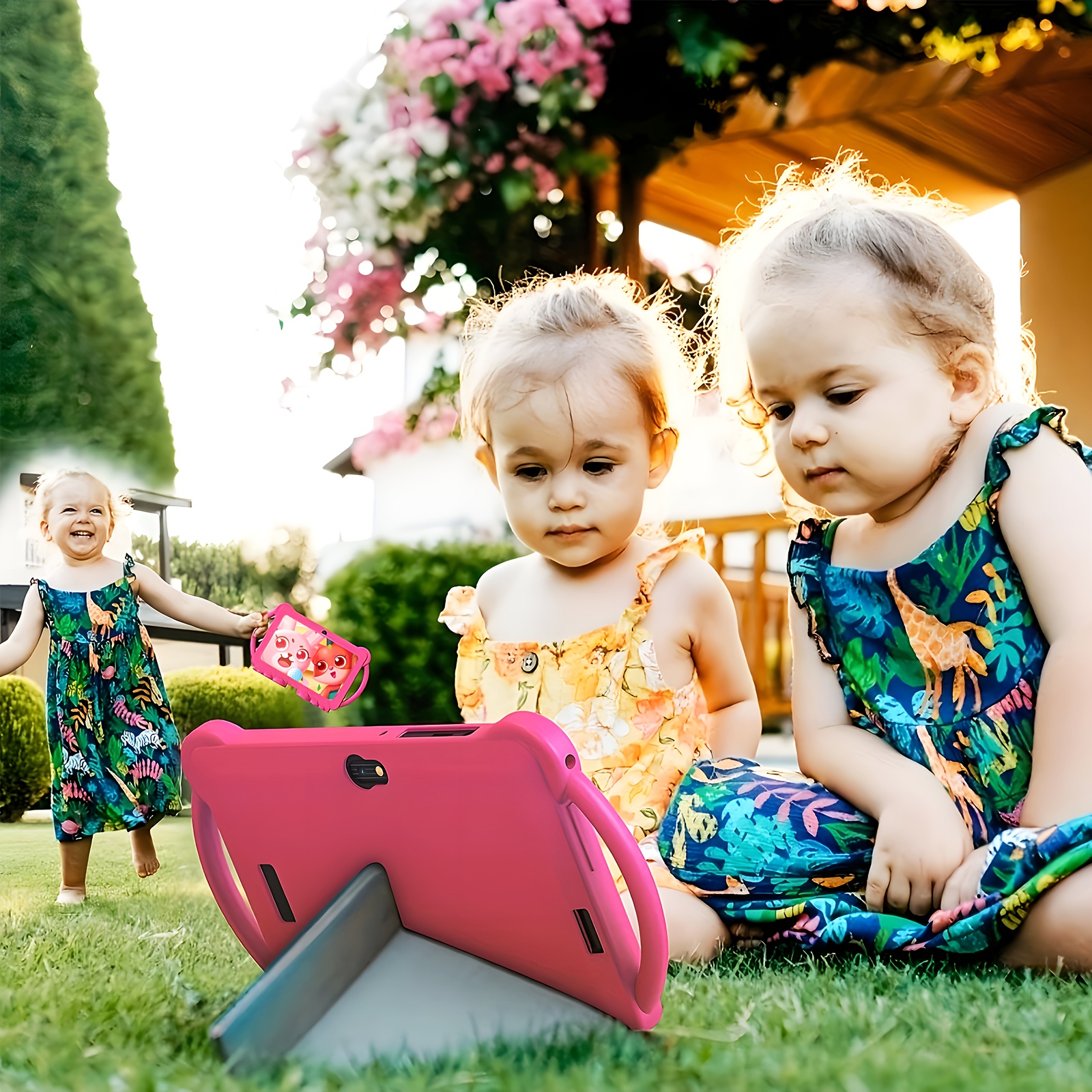 Android 13 Tablet 7 Inch Tablet with 32GB ROM, 6(3+3)GB RAM, Android OS, Eye Protection Screen, Parental Control, Education Apps, Dual Camera, Shockproof Case