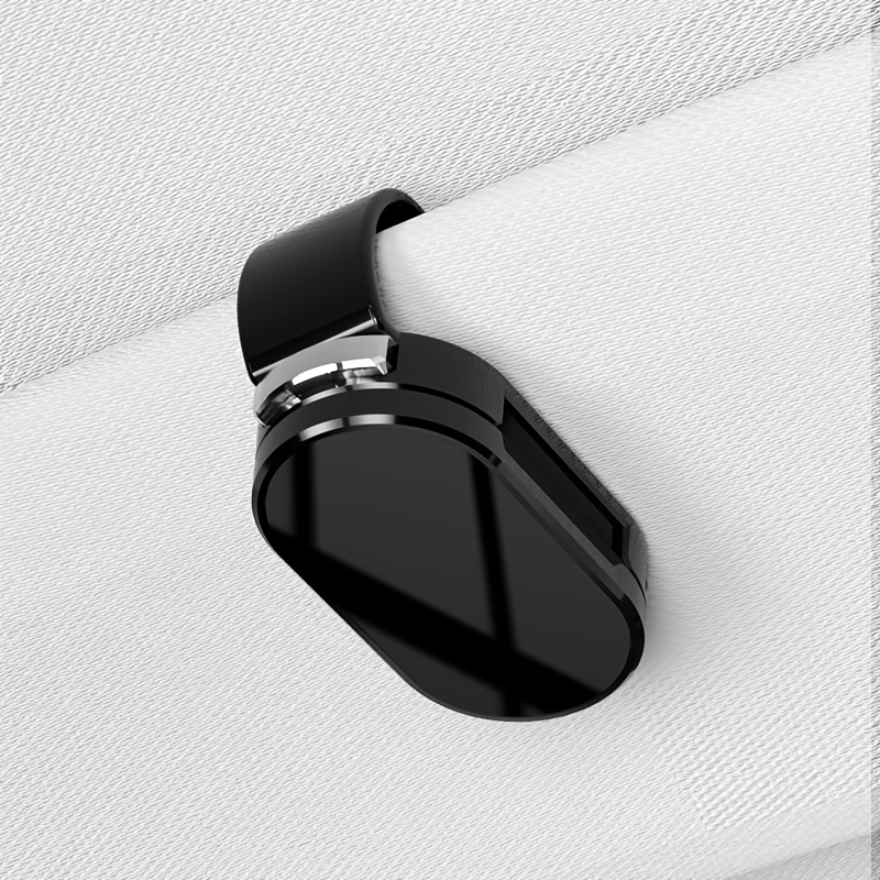 TEMU New Upgraded Car Glasses Clip - Durable Abs Plastic, Single-hand Operation, Fits All Car Models, Safe Sunshade Accessory, Car Glasses Accessory,