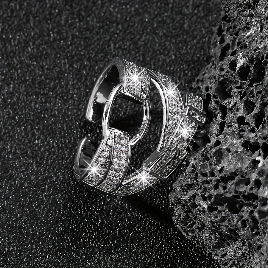 Bold Circle Belt Buckle Open Ring