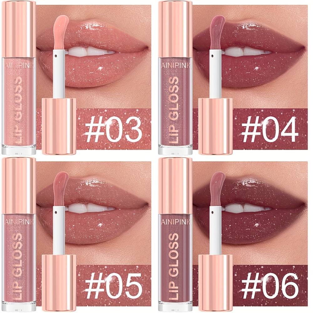 1pc pearlescent lip gloss waterproof sweatproof nontransferring pearlescent   large brush head smooth   application       unique mint ingredients stickiness Product details 4