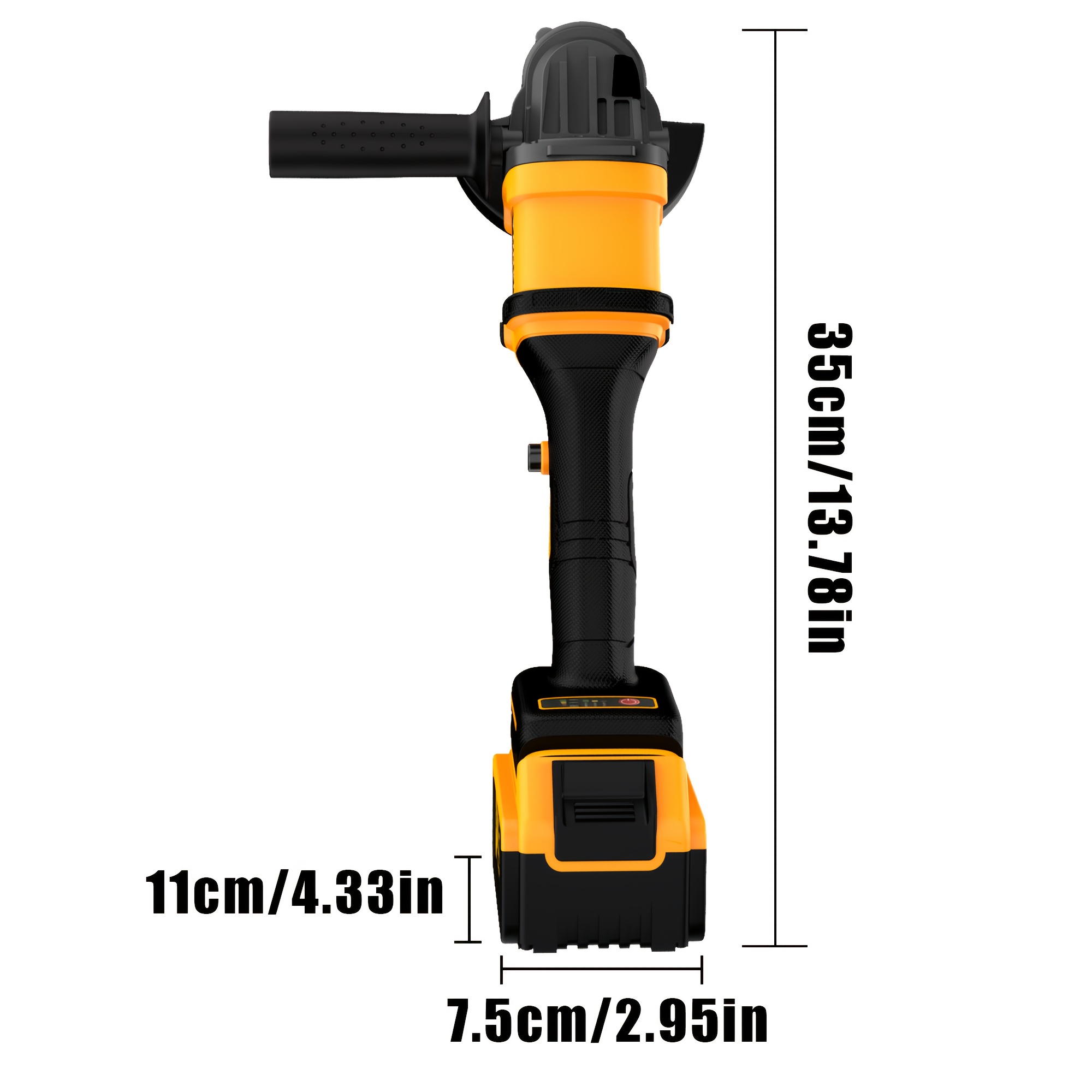 2025 Accu Haakse Slijper & Polijstmachine - Zware Lithium-Ion