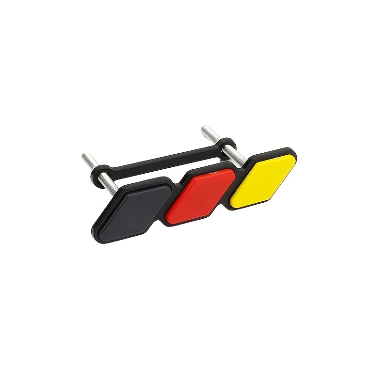 TEMU de rejilla de admisión de aire CGEAMDY para coche y camión - Tira de logotipo decorativa de plástico multicolor adecuada para parrilla delantera