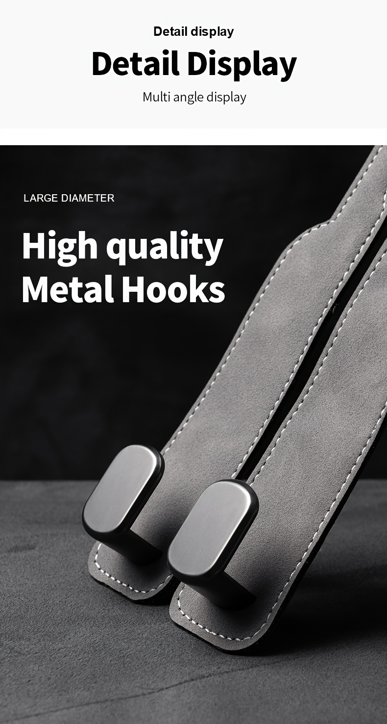 1pc car hook car backrest metal rear seat small hook car interior telephone bracket hook with multifunctional bracket strong load bearing capacity adjustable accessory storage space details 3