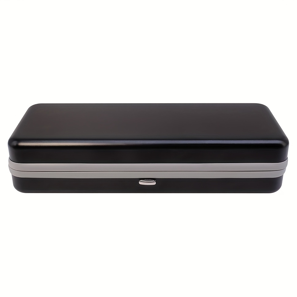 photo de l'article étui à lunettes     haut de gamme en   daluminium à texture métallique   pour la   lunettes