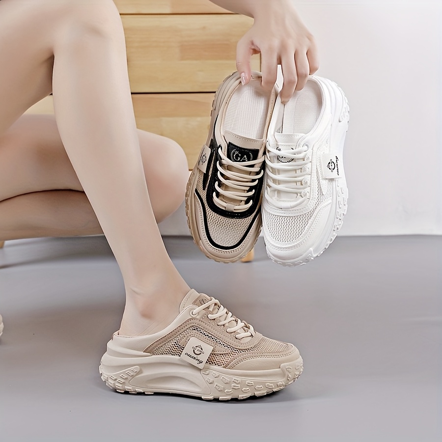 women's fashion casual sneakers height increase breathable Temu