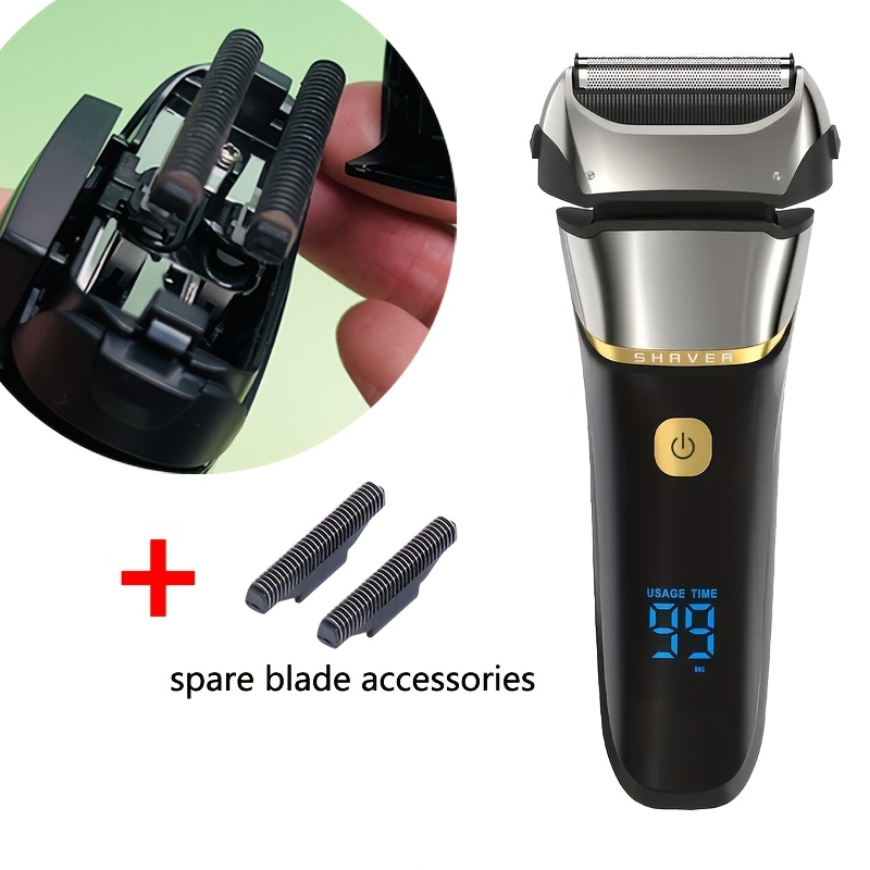 Electric Shaver, Blade And Electric Shaver, Men's Electric Shaver, Usb Charging, Cordless Electric Shaver And Blade Additions, Shaver Accessory Set