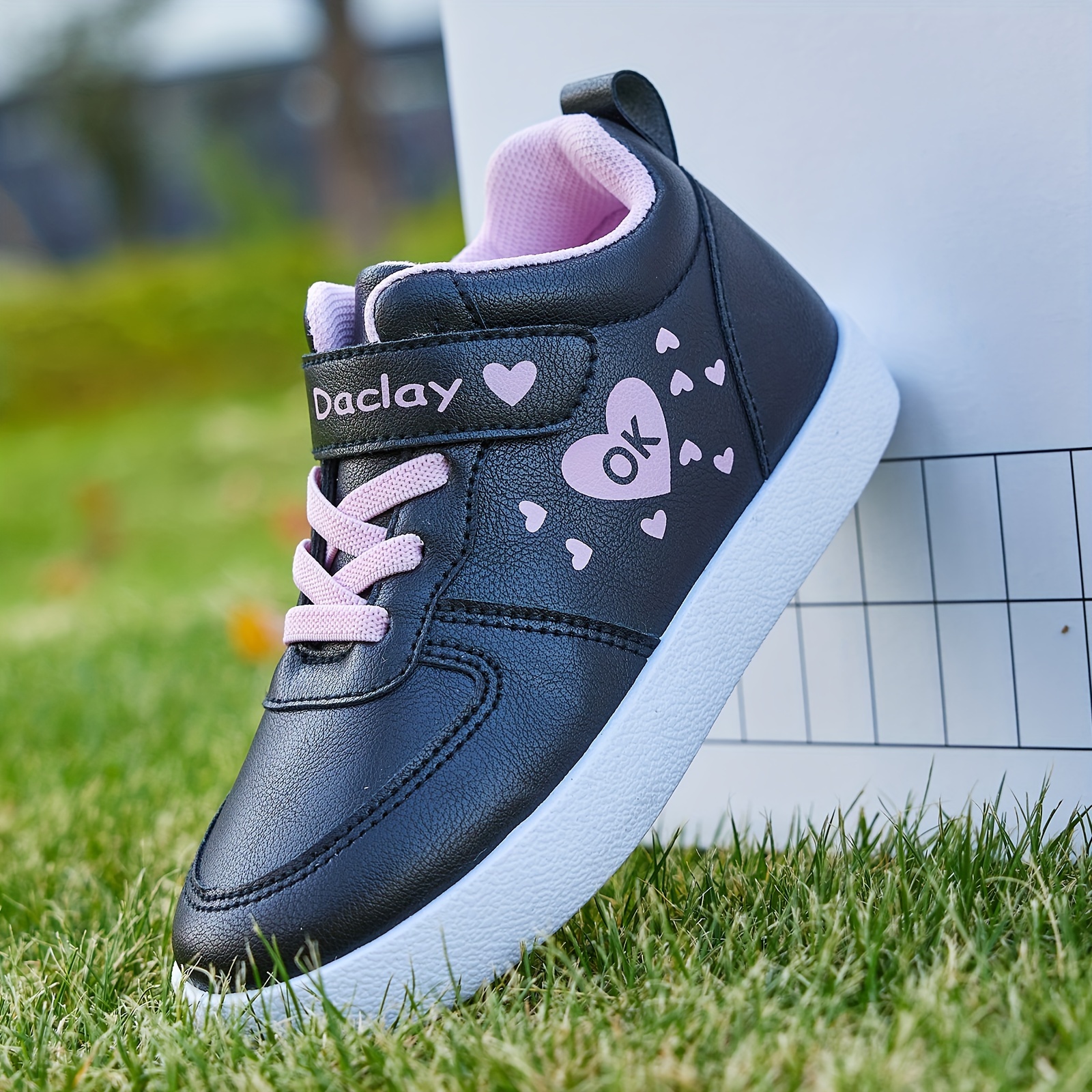Daclay Chaussures De Course Pour Enfants - Chaussures De Sport Décontractées Pour Filles Et Garçons - Pour L'école Primaire - Printemps Et Automne, 1 Noir, 1 Junior