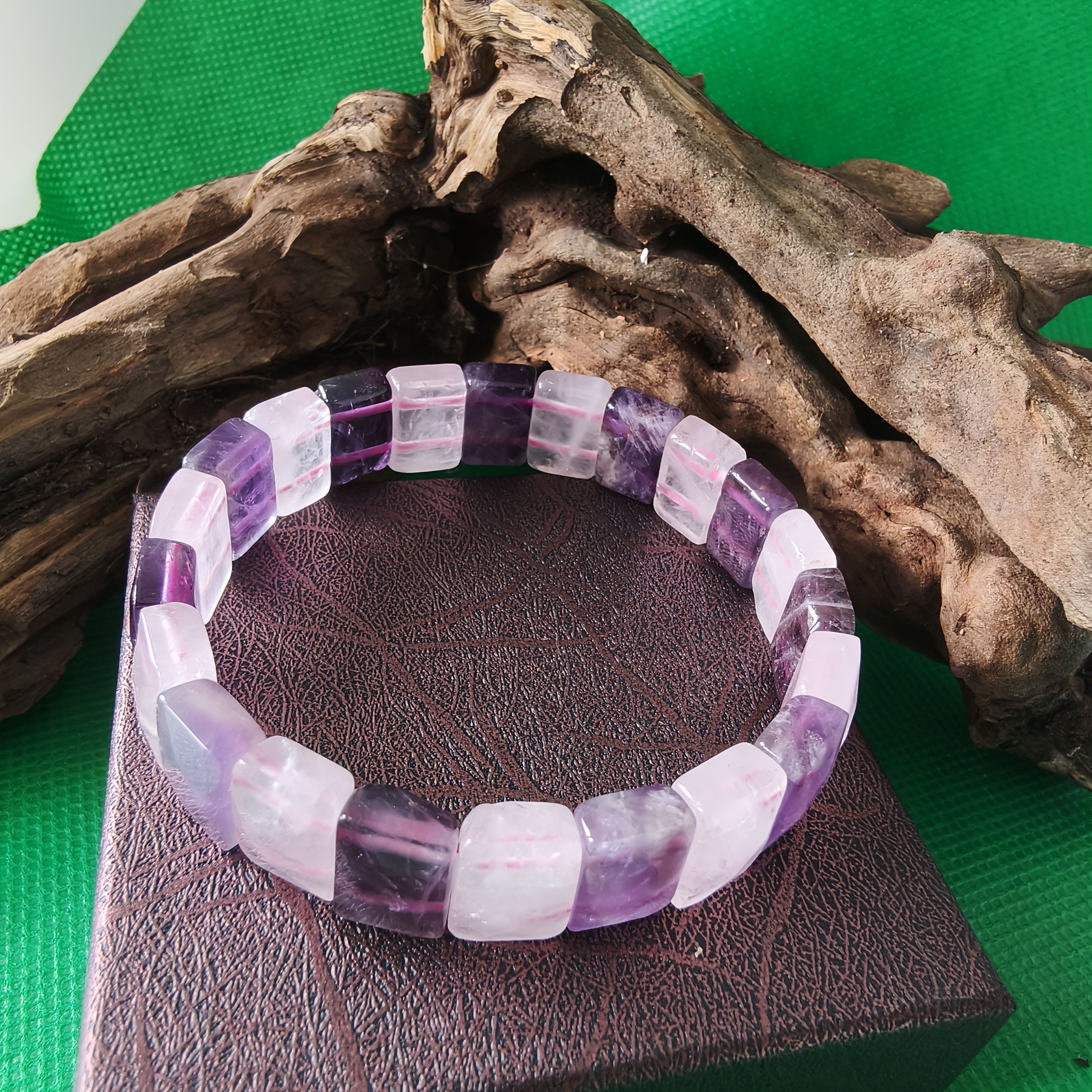 Elegant Multicolored Crystal Bracelet for Couples, Versatile Gift