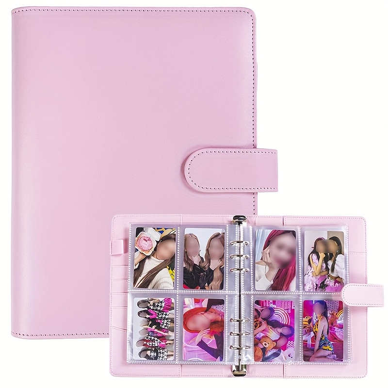 pink 4 pocket card binder Amazon.com: Trading Card Binder 4 Pocket, GERMUN PU Cover Card Binder for  160 Cards, Premium Trading Card Holder Folders, Double Sided Pocket Card  Album for MTG, TCG (Pink) : Toys & Games main image 0