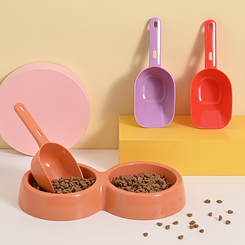 3pcs Colorful Pet Food Spoon for Dogs and Cats - Easy Scoop and Serve Pet Food Shovel