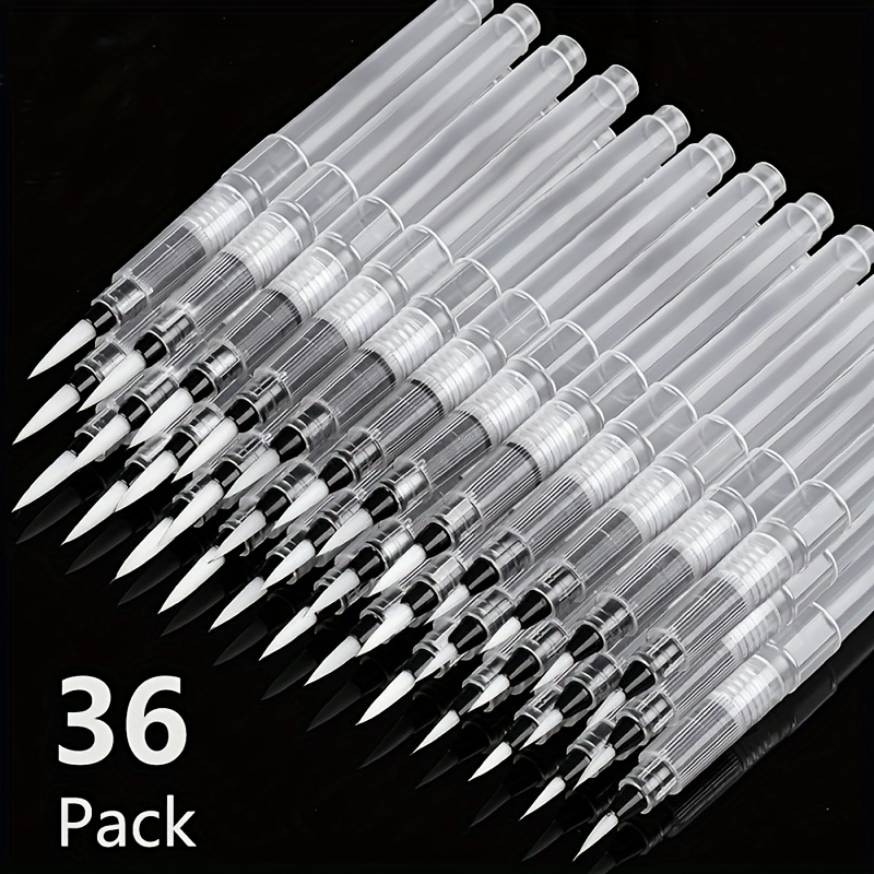 TEMU 36pcs Watercolor Brush Set, Watercolor, Solid Watercolor Paint, Brush Tools, Sketching, Art Painting, Special Hand-drawn Water-filling