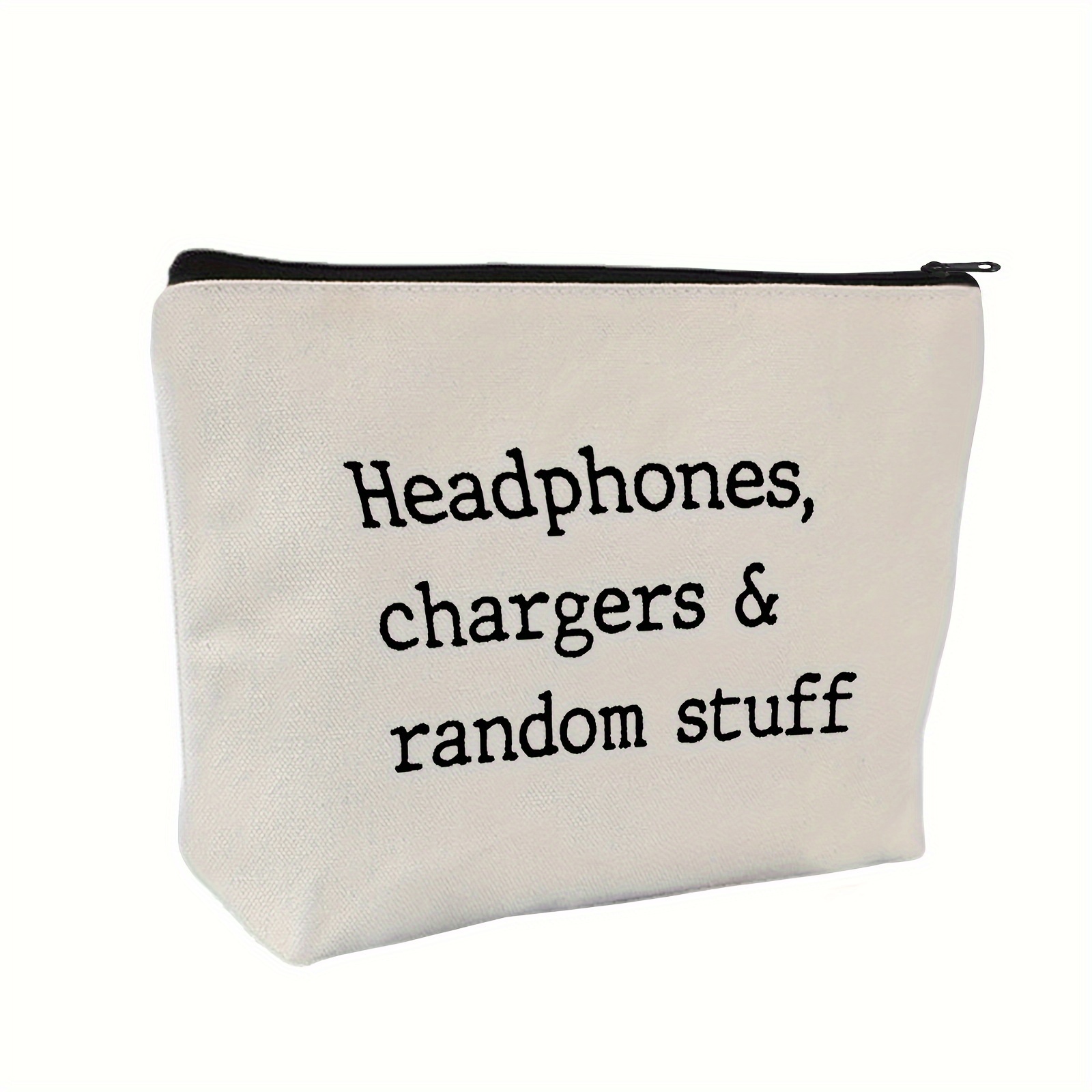 TEMU Zocigifts Canvas Headphone & Cable Organizer Pouch - Perfect Gift For Dad On Father's Day Or Birthday