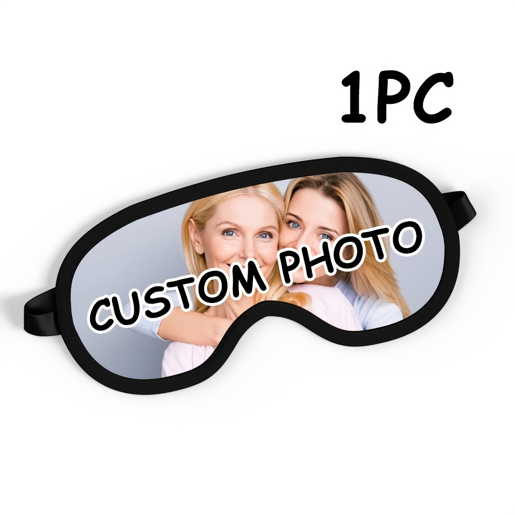 TEMU Custom Mask. Personalized Blindfold Sleep Mask Light Blocking Eye Cover. A Unique Gift For Family, , Or Anyone Who Deep Sleep. Suitable For