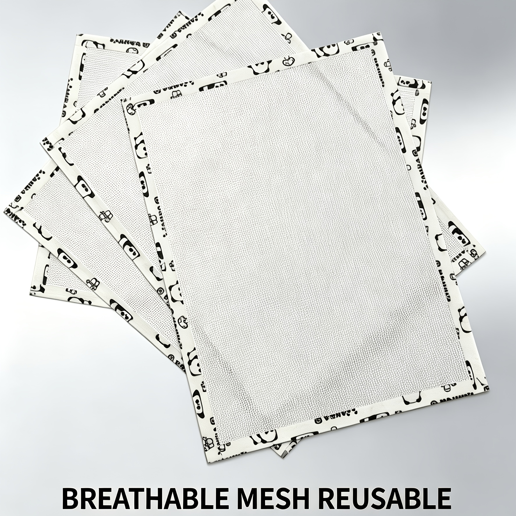 TEMU 4pcs , 20x15 0.25" Thick Coarse Grain Fuse Bead Protective Mat, Cartoon Bound Edge Iron-on Transfer Cloth, Diy Ironing & Baking Paper, Fuse