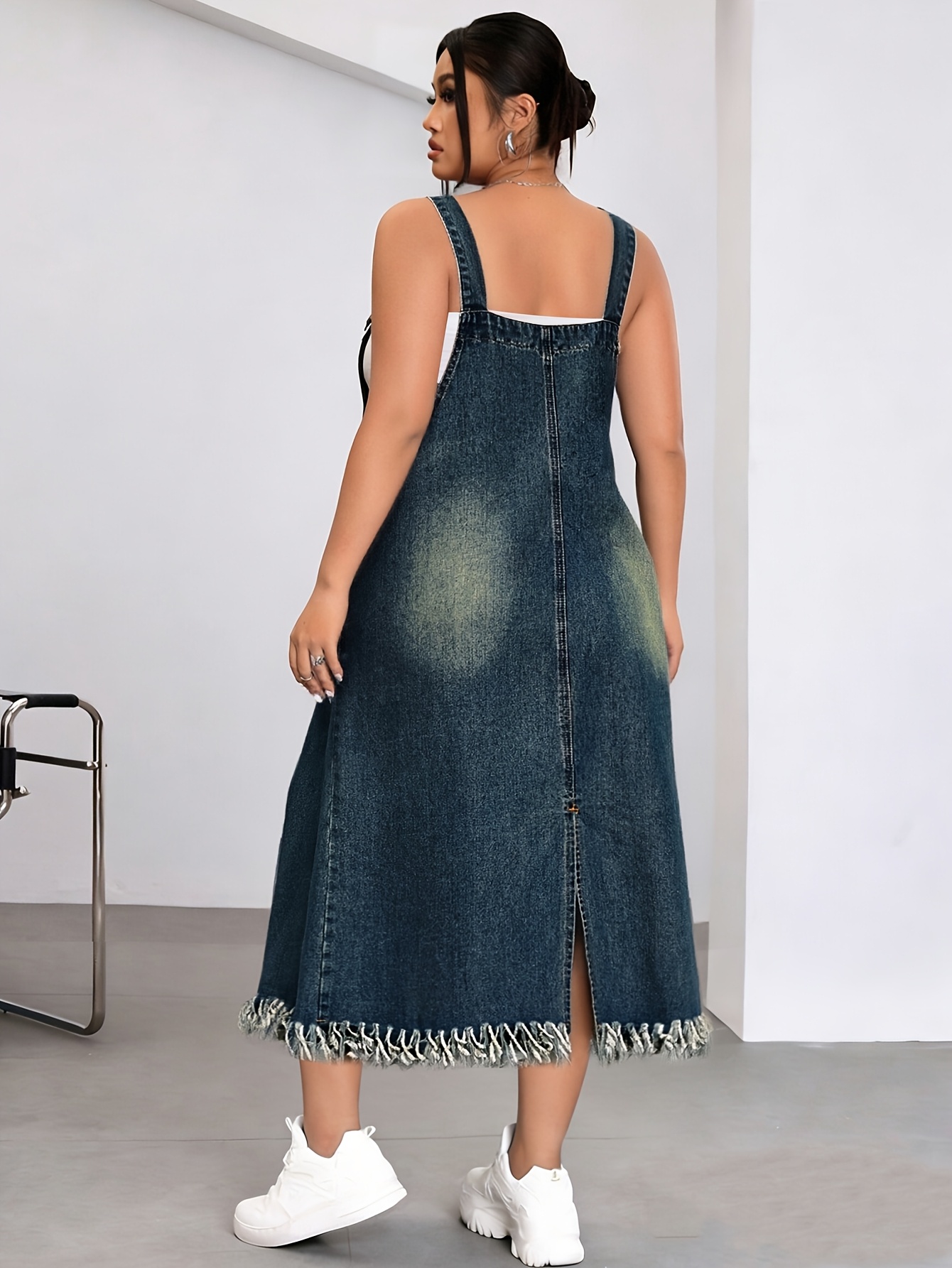 blue gingham dress Elderflower Front Pocket Maxi Dress Gingham Baby Blue