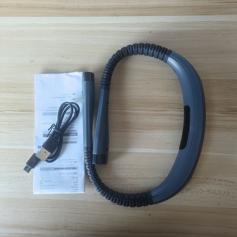 Image of 1pc Jschwin Usb Rechargeable Led Neck Light With Gooseneck & 3-color Dimmable Book Suitable For Bedside Reading, Portable Desk For Working, Knitting, Repairing, Usb- For, Travel, For Room