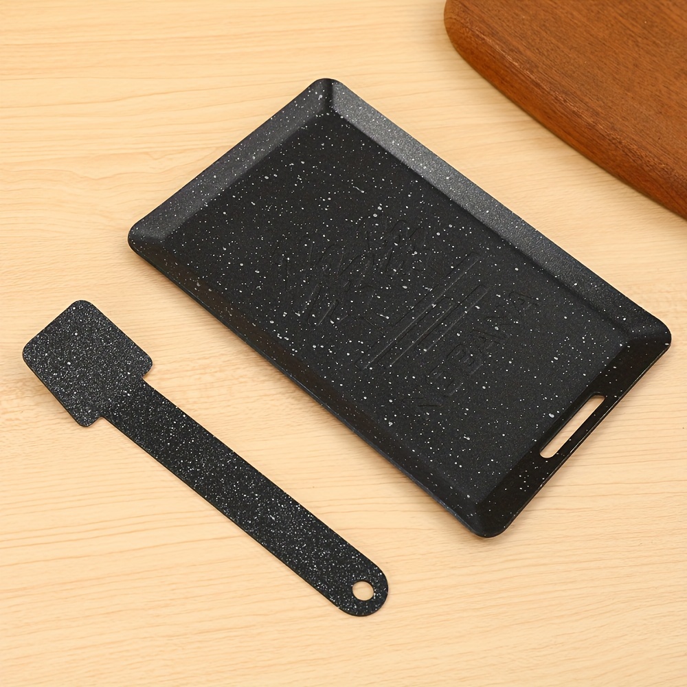 Outdoor Frying And Baking Tray, Small Baking Tray, Pot, Wheat Rice Stone Pot, Square Mini Barbecue Tray