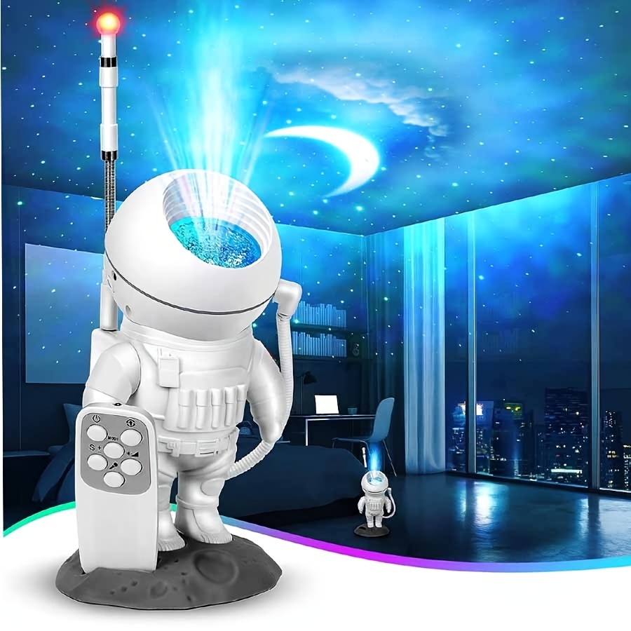 

Astronaut Projector, Projector Night Light, Remote Control, Auto Off, And 360° Rotating Head, Suitable For Bedroom Decoration, Christmas, Birthday Gift