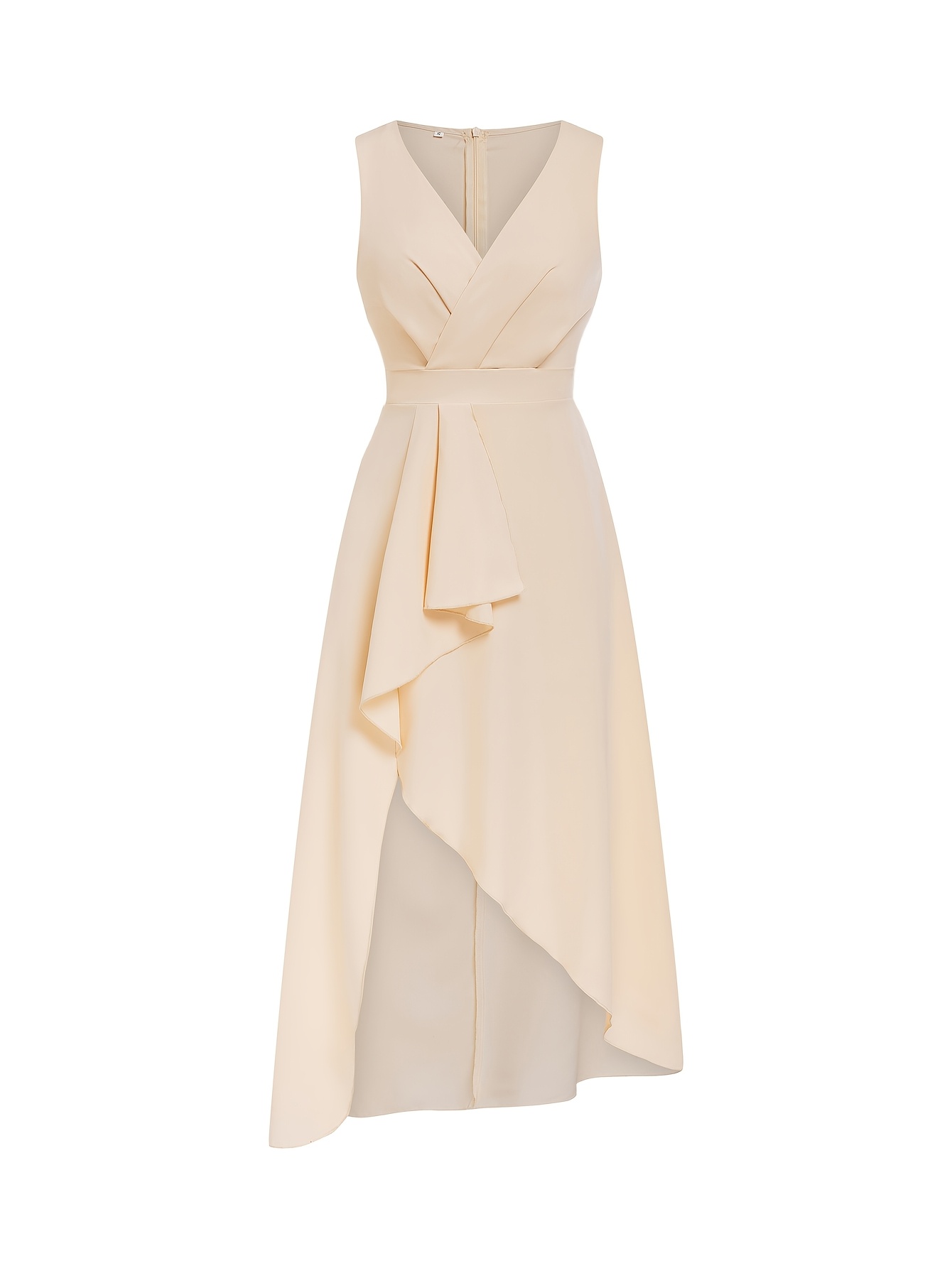white christmas dresses Alison Long Sleeve Maxi Dress - Cream main image 1