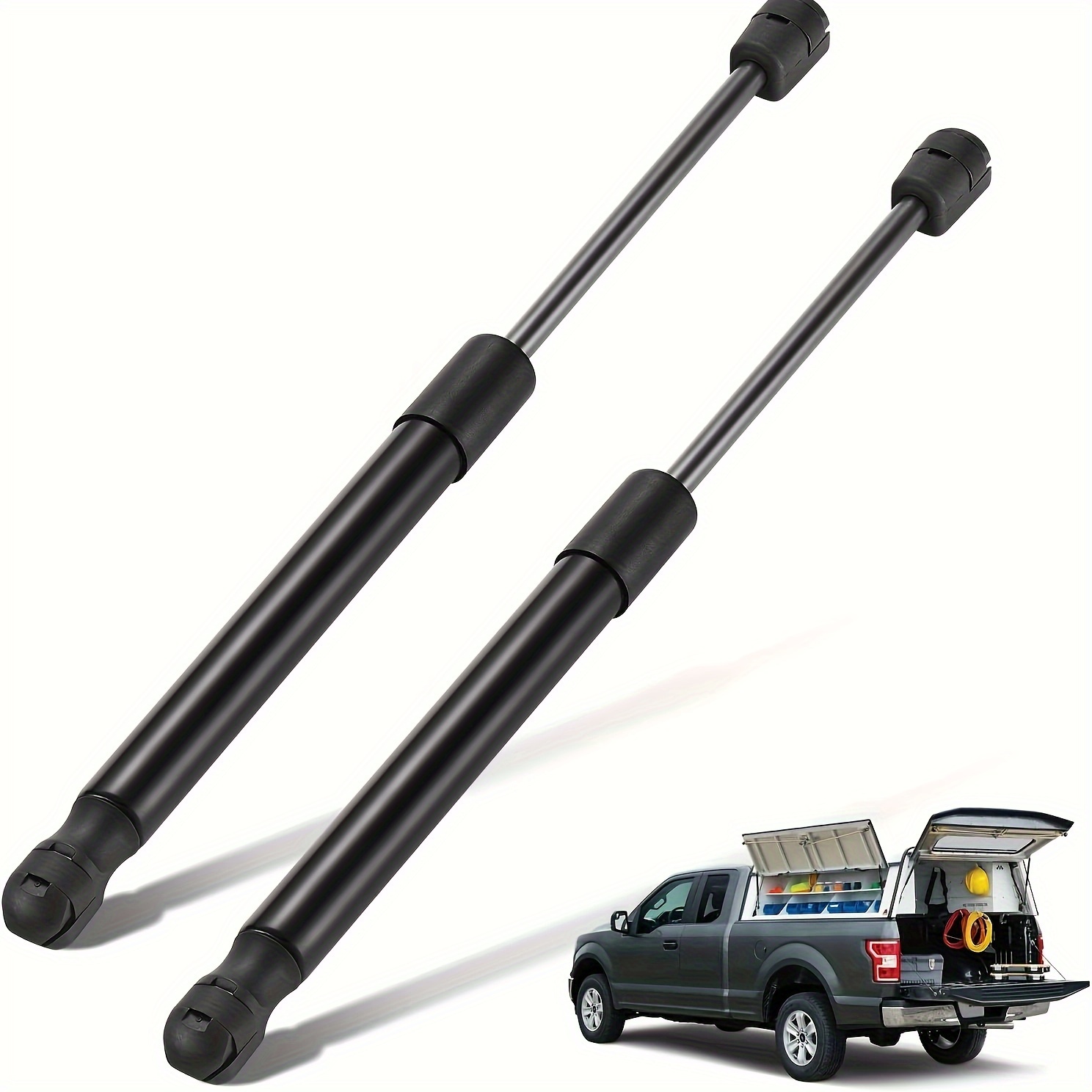 

C16-25563 12 Inch 65lbs/289n Gas Struts Shocks For Side Window, Pickup Truck Toolbox, Cabinet Lid Door, Boat Lid, Outdoor Bench, Trash Bin Lid, Set Of 2