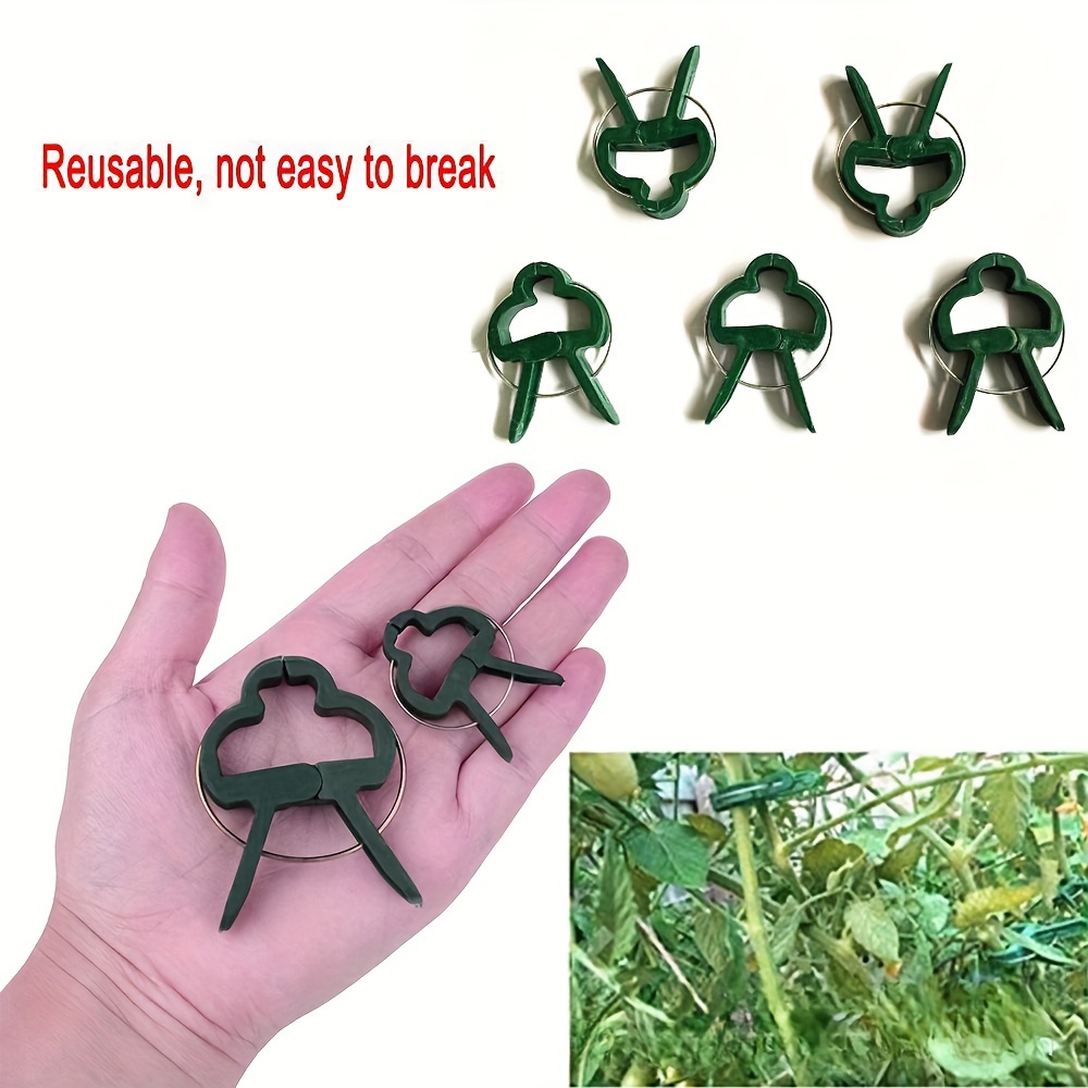 

10pcs/20pcs Pinces de Jardin pour Tomates et Fleurs, Pinces de Fixation en Plastique pour Plantes de Jardin, Pinces de Jardinage