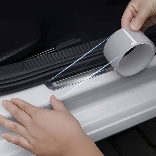 3 5 7cm width anti scratch and anti collision strip car door edge protective strip anti wear plate protector transparent invisible tape hd car sill protective sticker anti scratch and wear resistant sticker multiple specifications