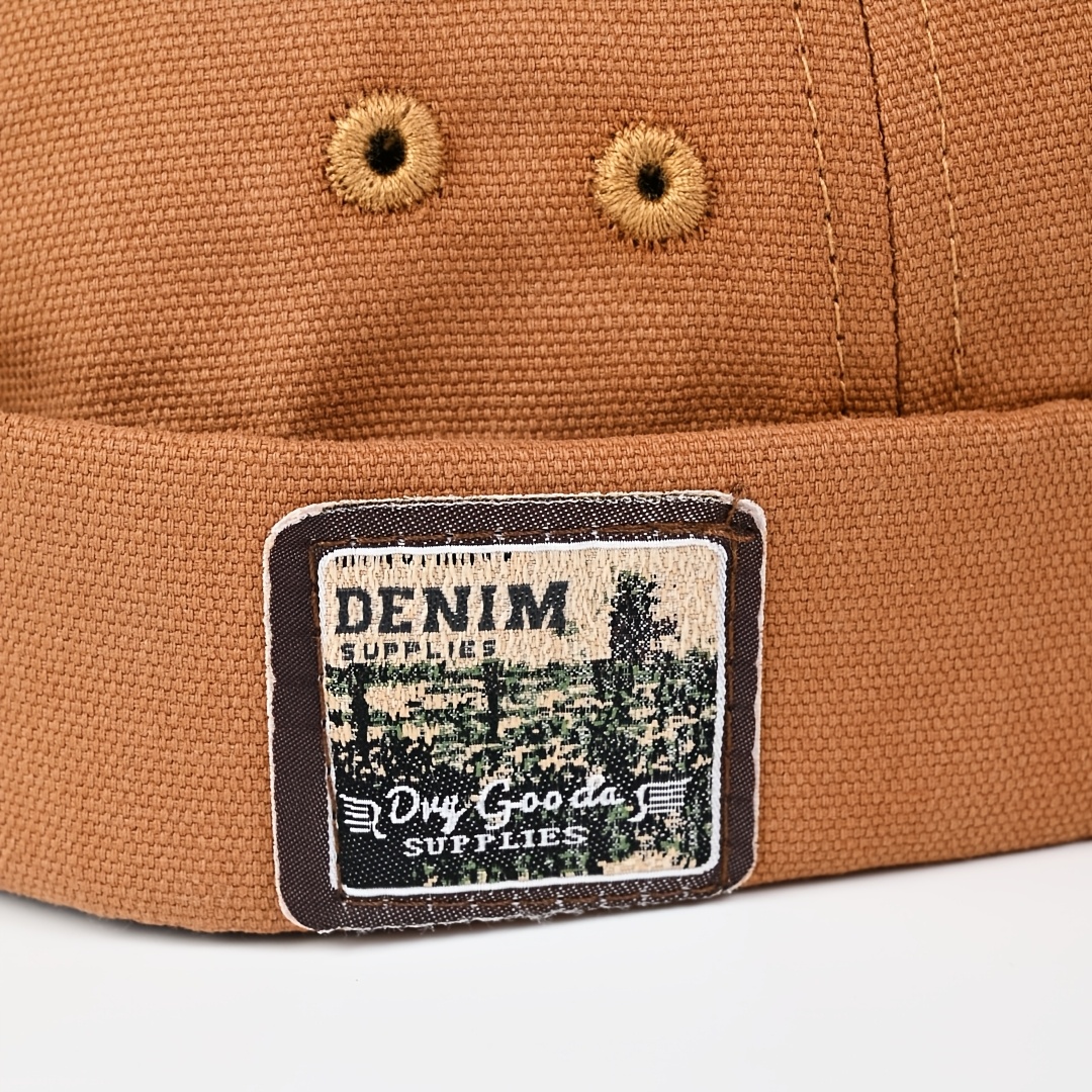Docker Cap Brimless Hat, Adjustable Breathable Beanie