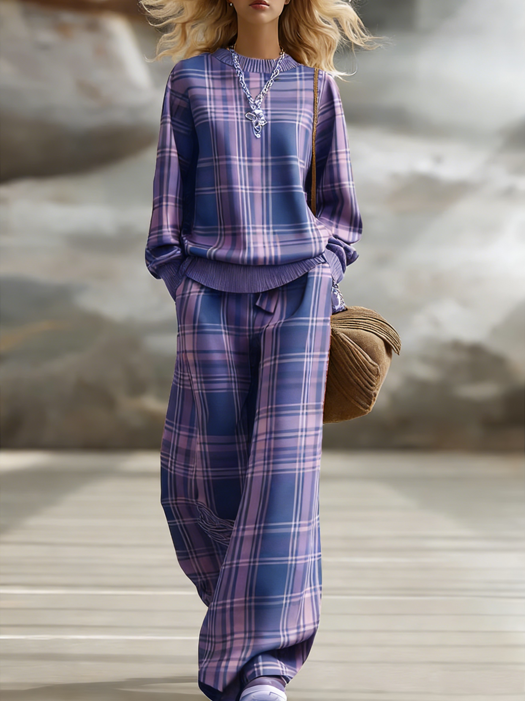 Chic Wide-Leg Pants Set