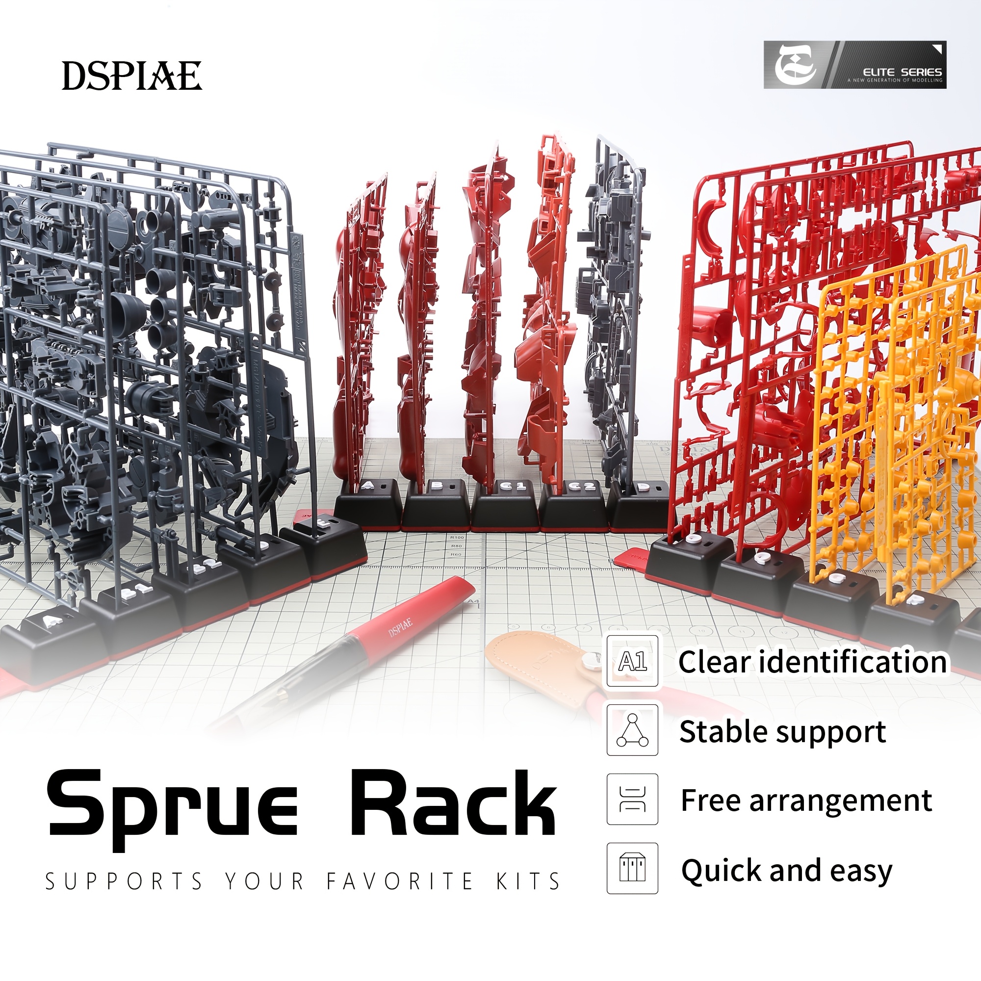 

Pt-sr Abs Rack For Model Building And Hobby Enthusiasts - Organize Your Craft Supplies