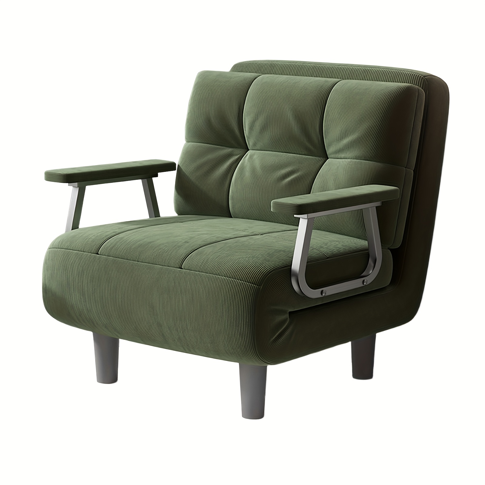 TEMU Living Room Furniture Sofa Bed Set Premium Textured Armrest Design 186*65*28cm Foldable Effortless Portability