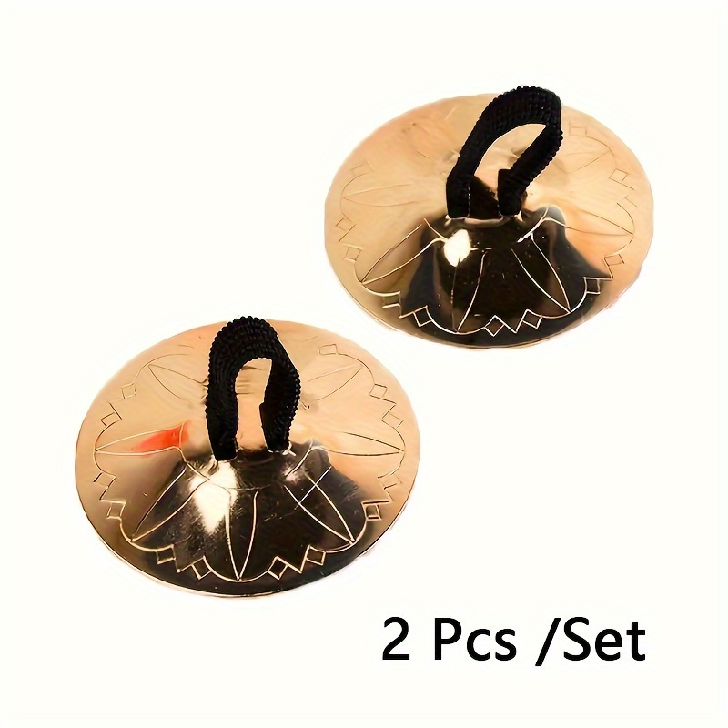 TEMU 2pcs/ & Musical Instruments - Belly Cymbals - Fun & Creative Percussion Props For Musical & Performance Eid