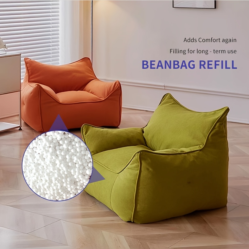 high rebound polystyrene beanbag refill white foam particles