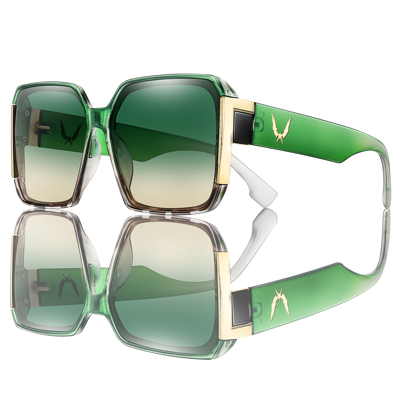 New Women's Vacation Sunglasses, Stylish And Style With Square Frames, Resistant, Metal Suitable For Outdoor Hiking, Cycling, Photography, And Clothing Matching