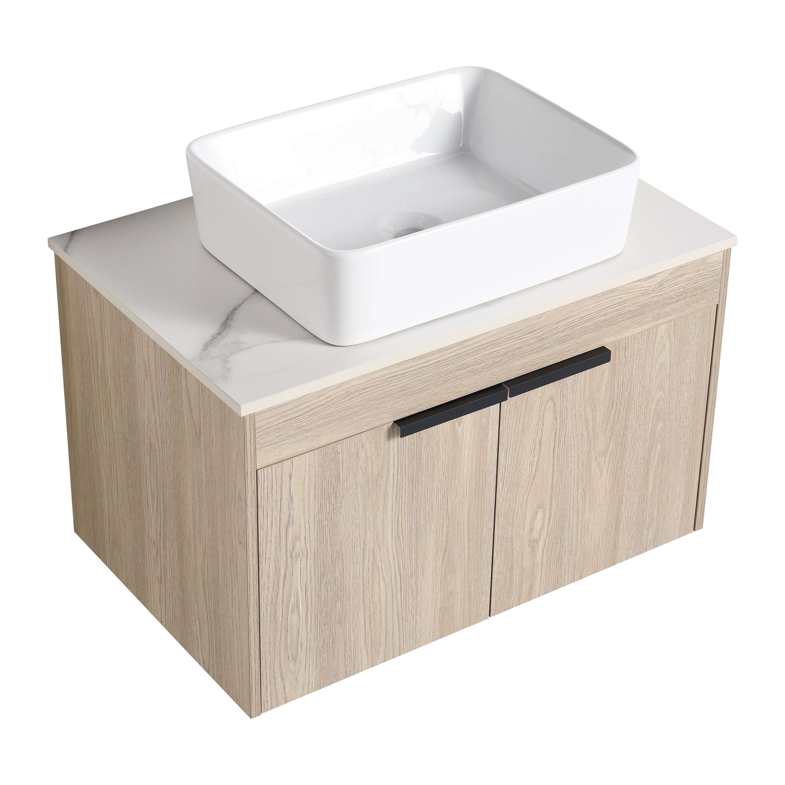 30 "modern Design Floating Bathroom Dressing Table Ceramic - Temu