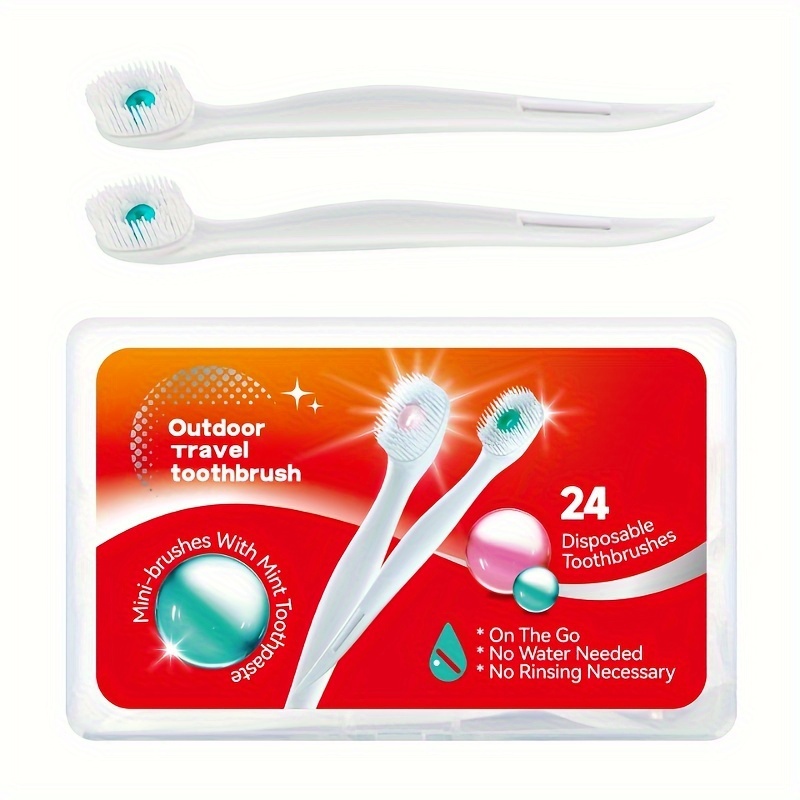 

[top-] Of 24pcs Toothbrush Set For And Parties. -bristled Portable Toothbrush That A Flosser