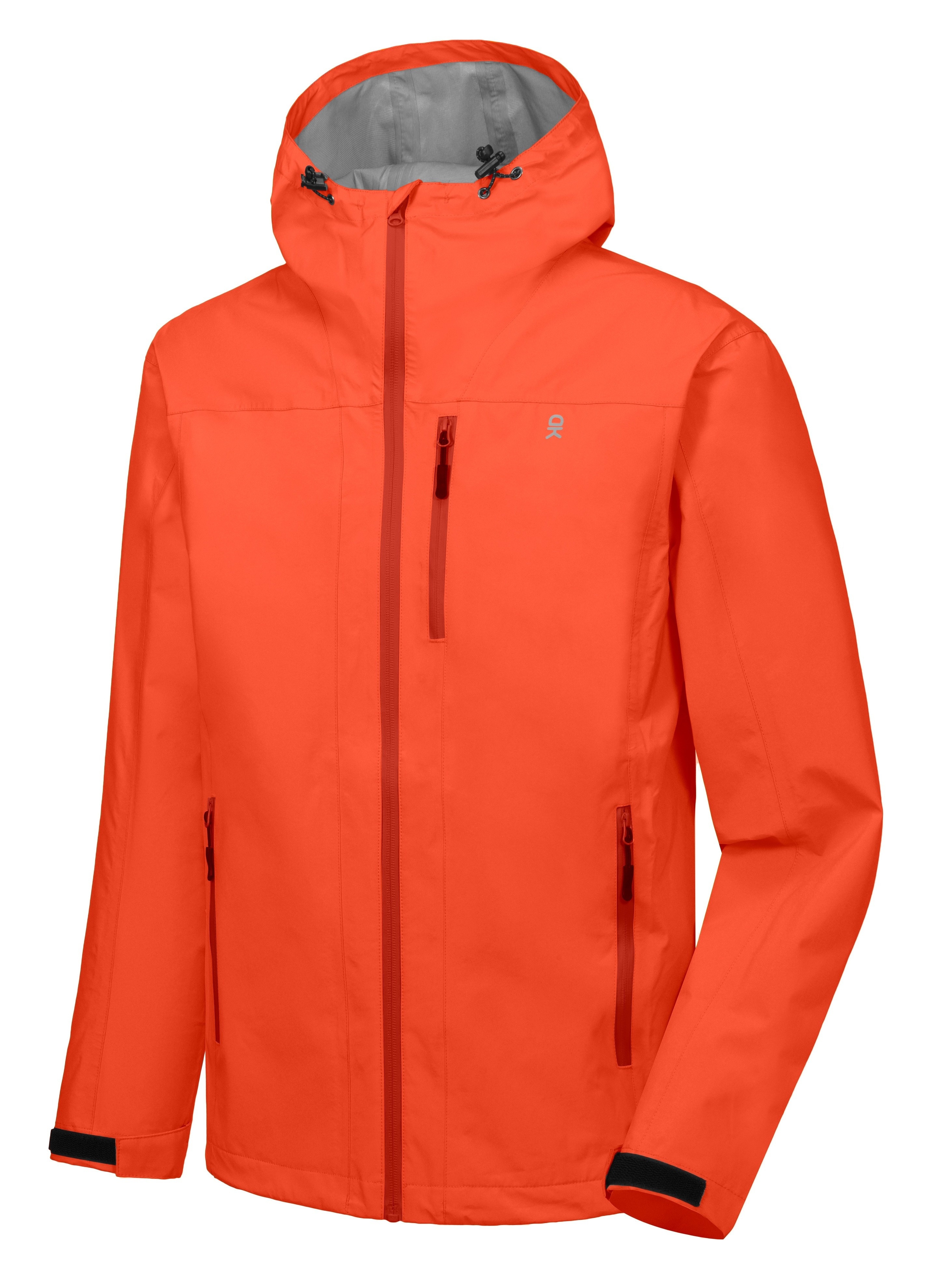 Veste De Pluie Homme Imperméable KTWOLEN - Capuche, Réfléchissante - Coupe-Vent Respirante - Pour Randonnée