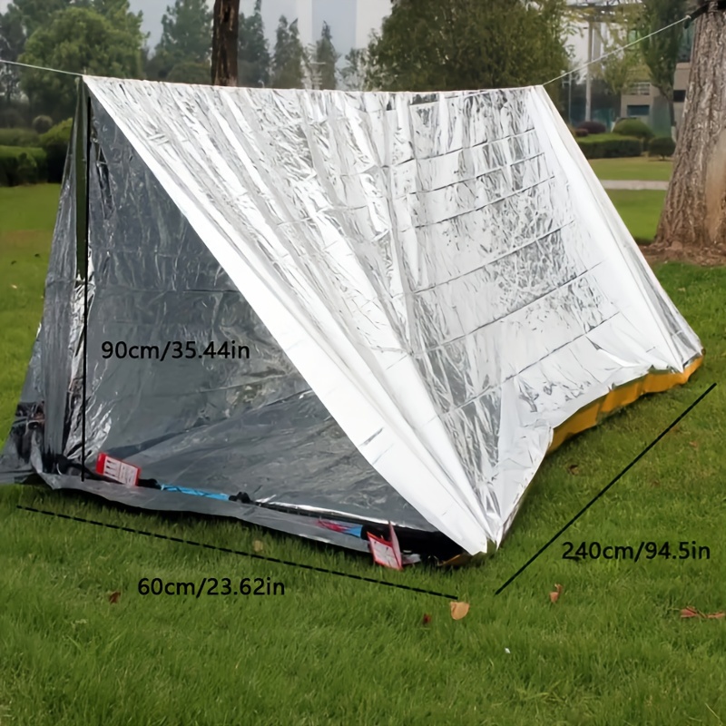 abri durgence pièce, couverture thermique étanche, sac de