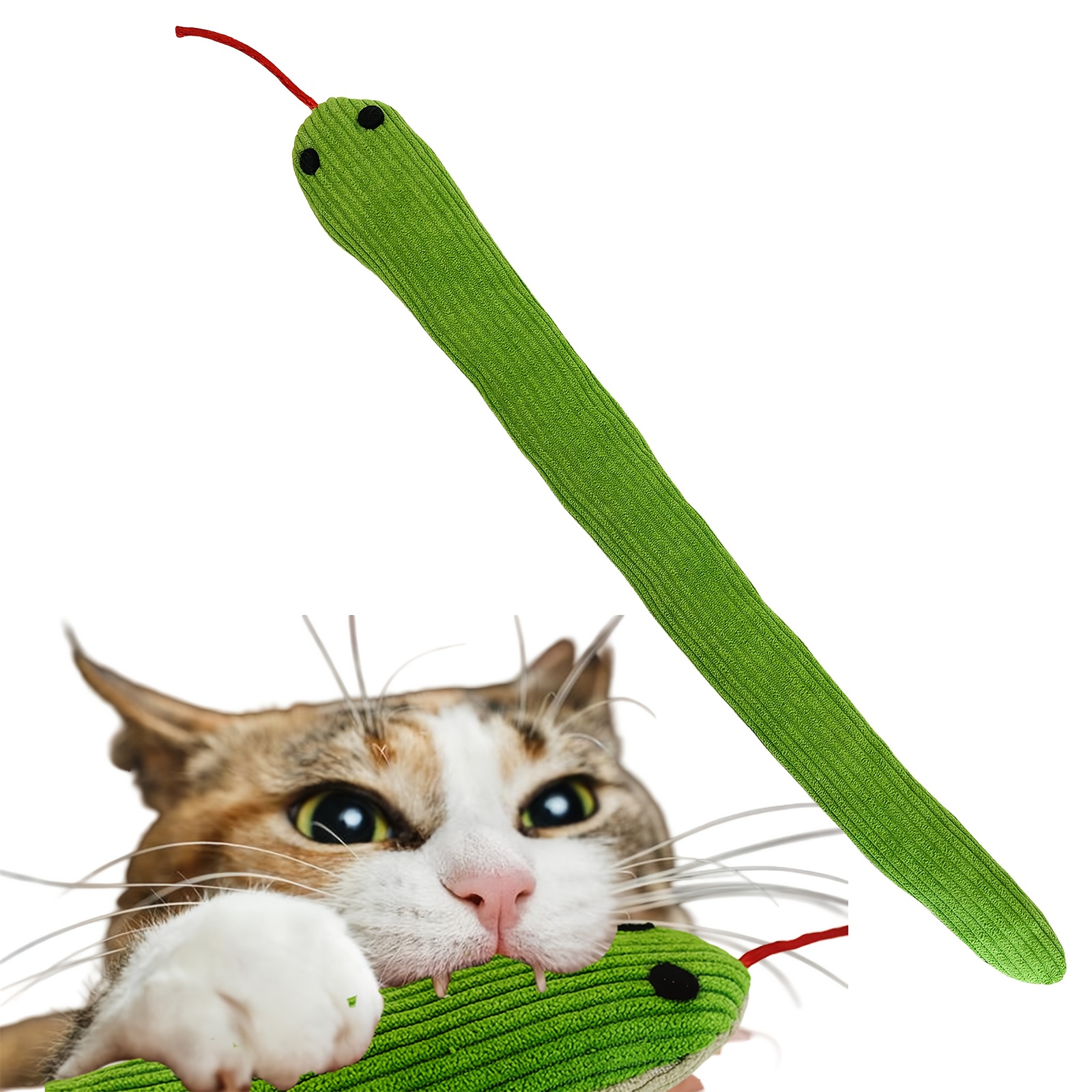cat toy snake 1pc crinkle sound toy interactive kitten Temu Canada