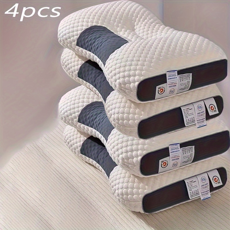 

Ergonomic 3d Cervical Traction Pillows, Adjustable Orthopedic Support For Neck Alignment, Polyester Fill, Soft & Breathable Design, Ideal For , Pillows For Neck And Shoulder Pain