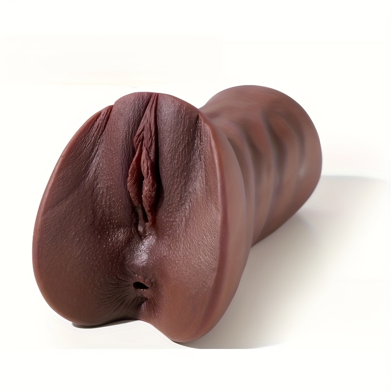 1pc 2 in 1 Male Masturbator, Realistic Pocket Cat Toy with 3D Vagina And Anal Sex Toy, Portable Adult Male Sex Doll for Male Masturbation Freedom