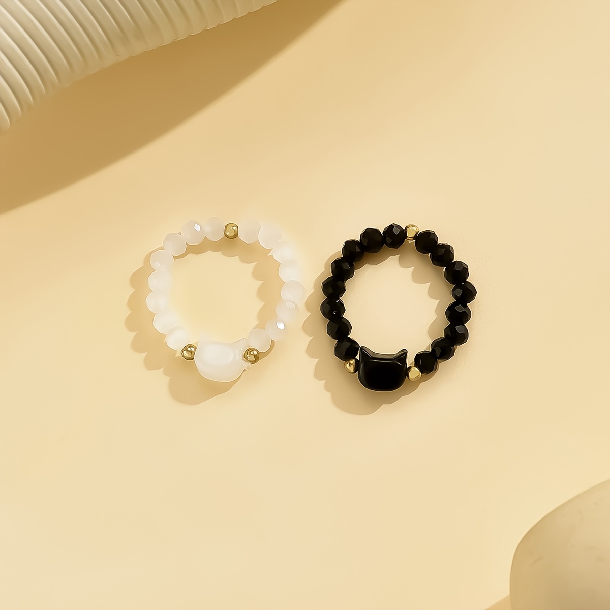 Creative Couple Cat Ring for Versatile Girlfriend Wear
