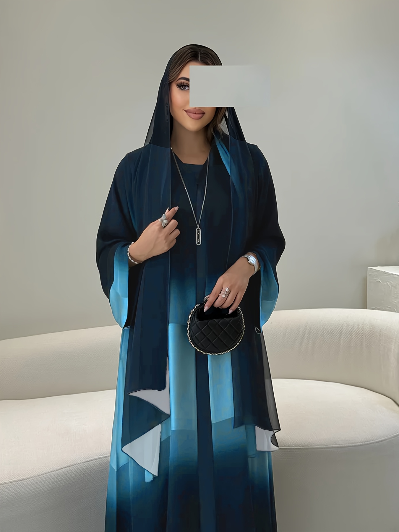 slim fit dress slacks Blush matte satin long sleeves a line prom maxi dress graduation dress –  Anna's Couture Dresses main image 1