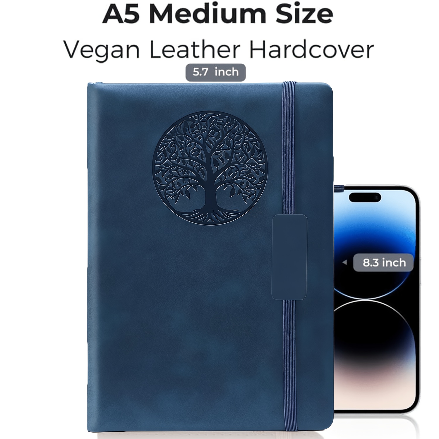 4 pack a5 lined journal notebook 5 7 8 3 200 pages hardcover leather journals 80 gsm thick paper for writing travel work school college ruled notebooks for note taking diary notepad gift