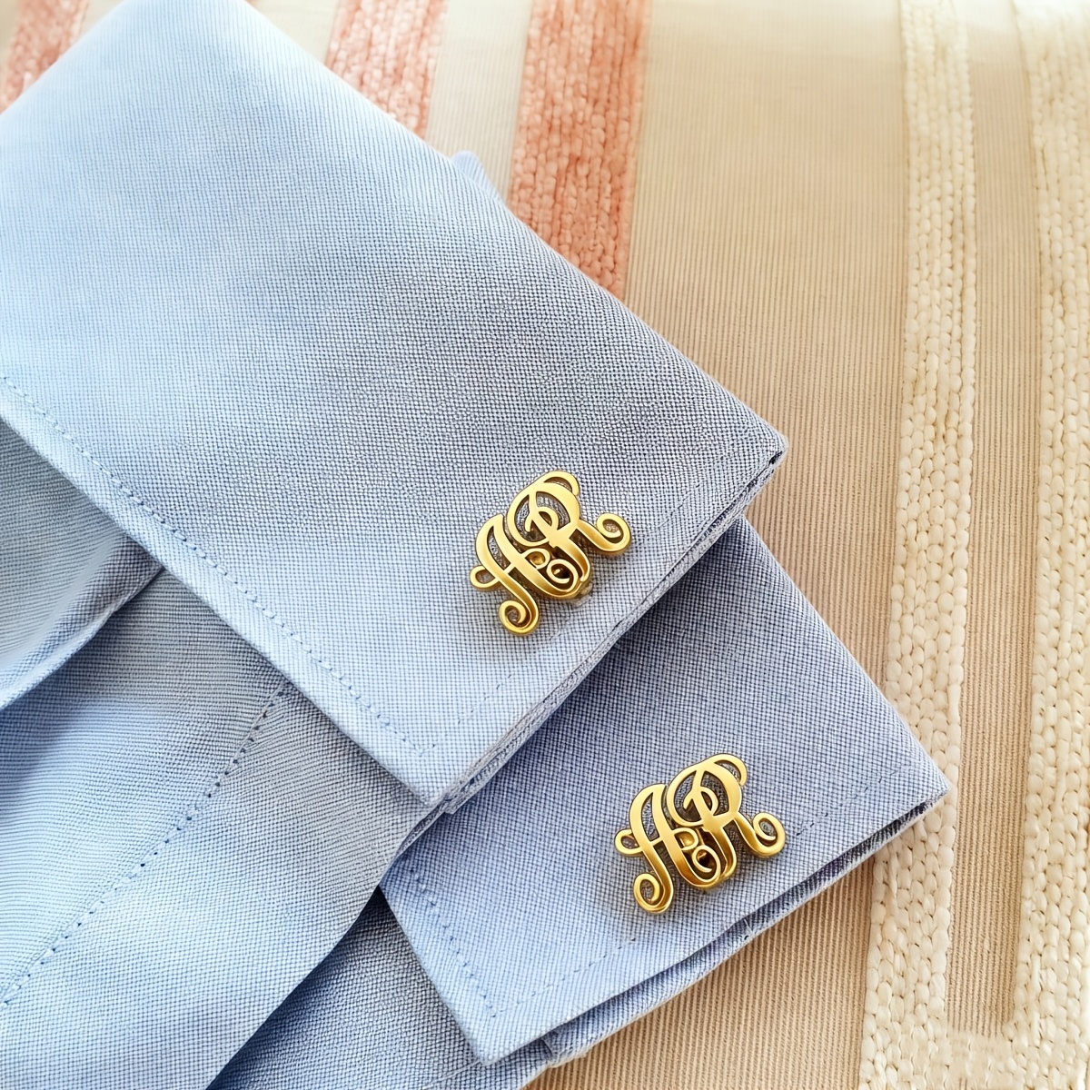 TEMU 1 Pair Personalized Name Stainless Steel Cufflinks, Custom Letter Cufflinks, Groomsmen Gift, Groomsmen Proposal, Best Man Gift, Groom Wedding