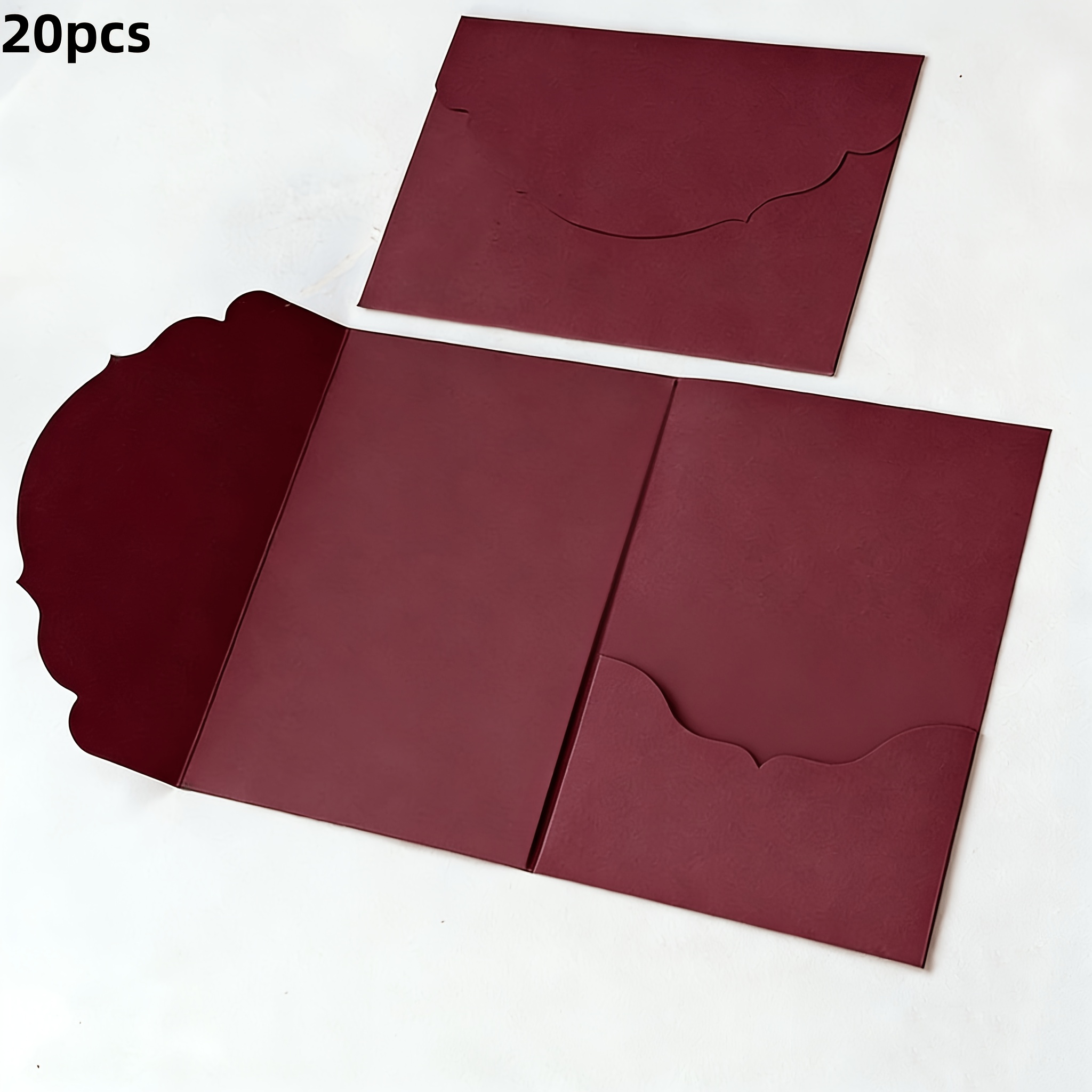 E-shop 20er Perlglänzende Papierkarten - Glänzende Spezialkarten aus Karton, geeignet für Hochzeiten, Valentinstag, Party, Weihnachten - Elegante,