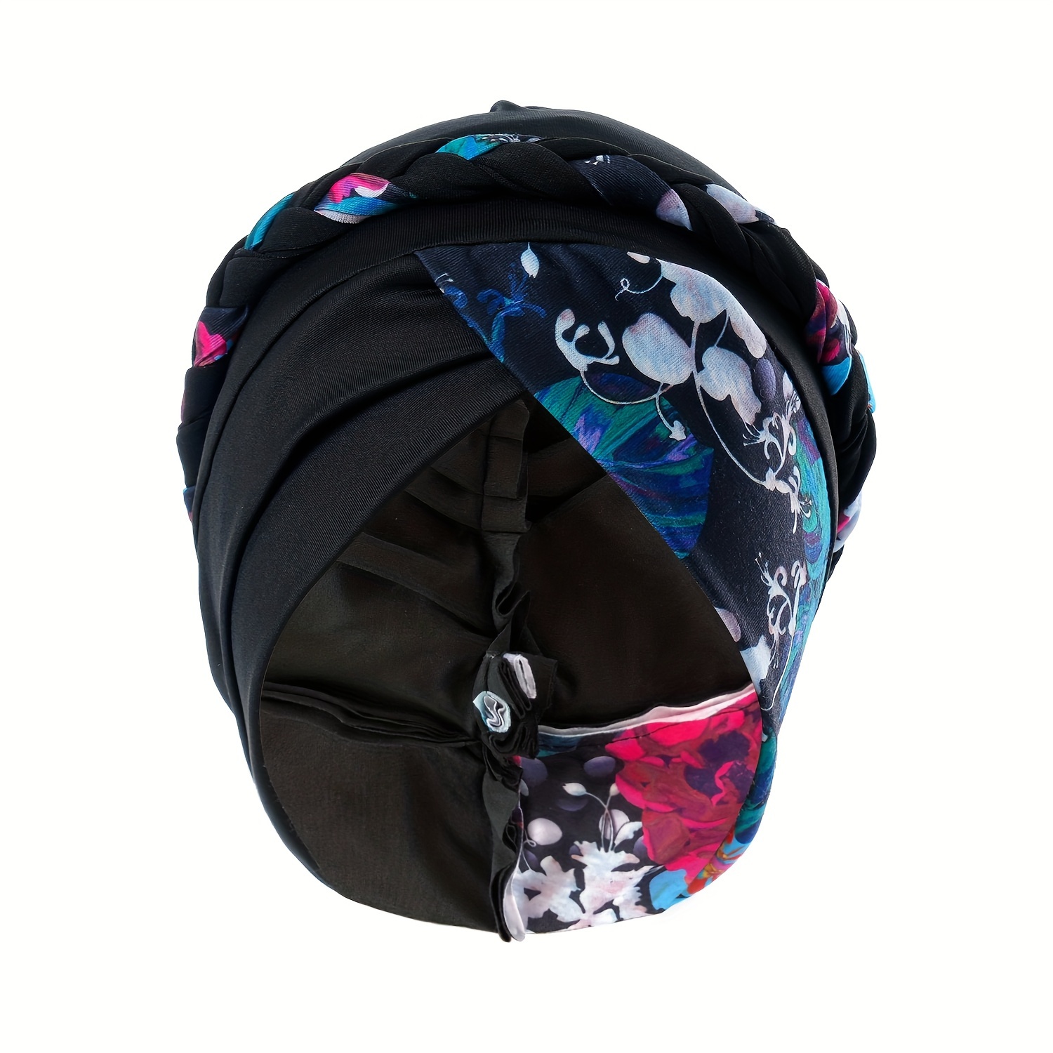 Women's Elastic Turban Hats Breathable And Lightweight Fashionable Dual-tone Braided Head Wrap, Fits Perfect For Ramadan, Chemo, And
