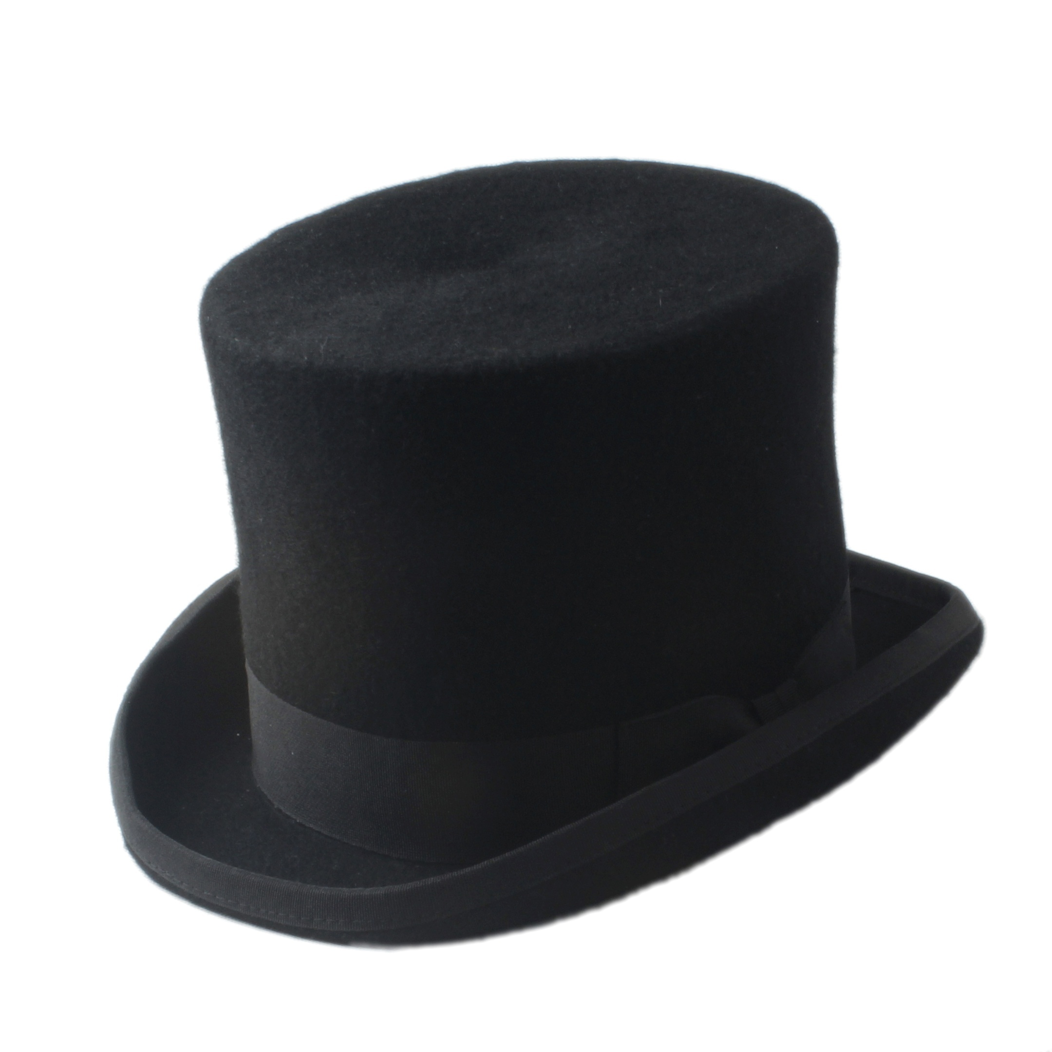TEMU Black High Hat Pure Australian Hat Magician Performance Hat Top Hat, Halloween