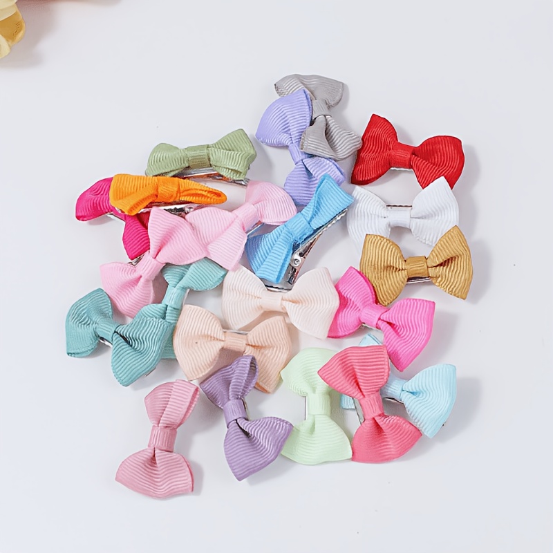 8 12pcs of new macaron colorful puppy hair clips fashionable and   bows dog grooming accessories small dog pet supplies colors are random Product details 2